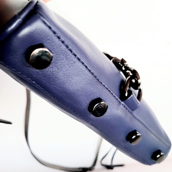 Rebecca Minkoff M.A.C. Crossbody Blue Gunmetal - Picture 8 of 11